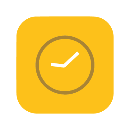 Clock icon showing real time KLIA Airport Transfer flight tracking