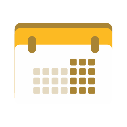 Calendar icon for easy trip scheduling and booking.